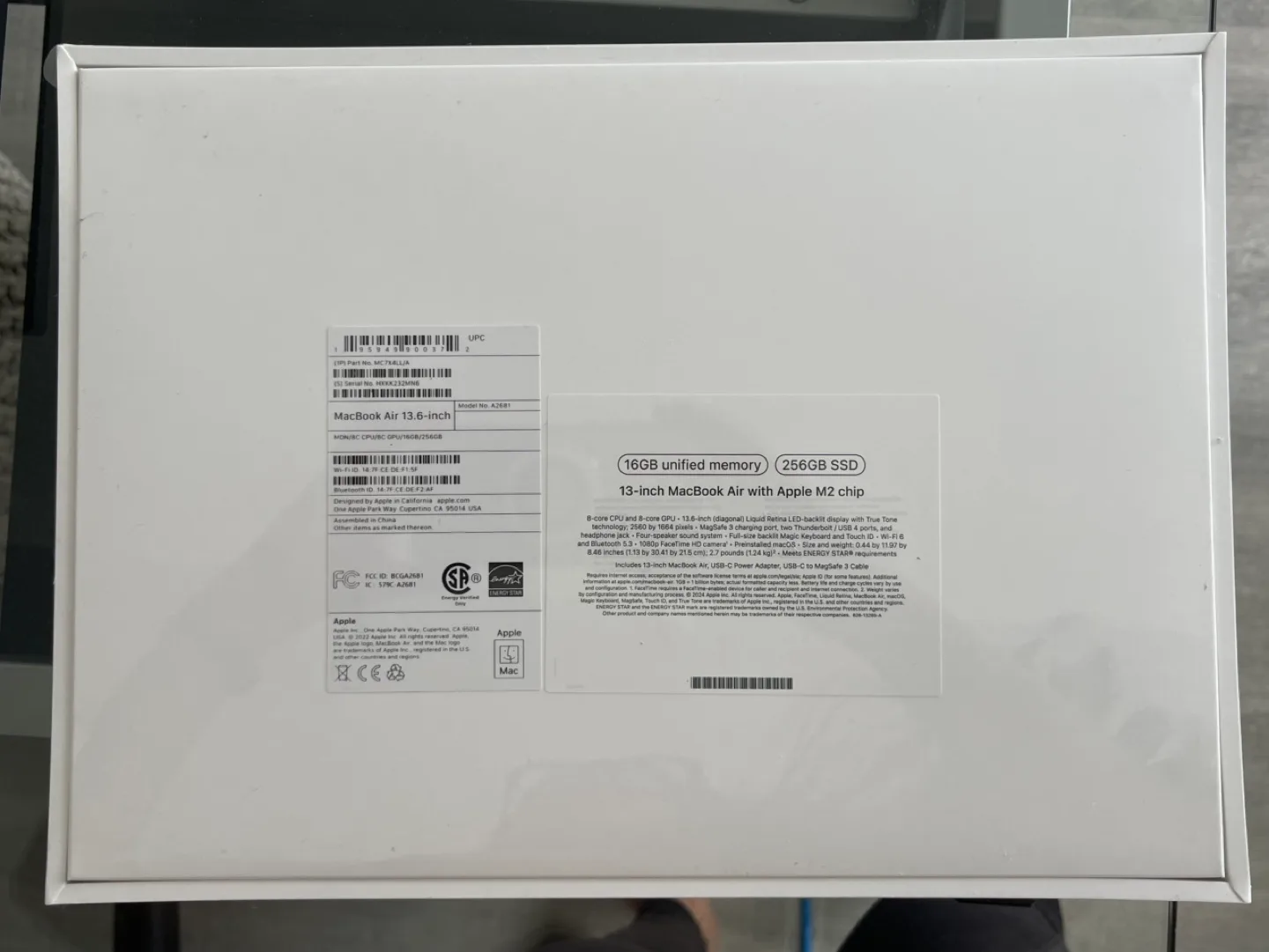 New Apple MacBook Air 13-inch M2 Chip - 16GB RAM, 256GB SSD image indicator(2)