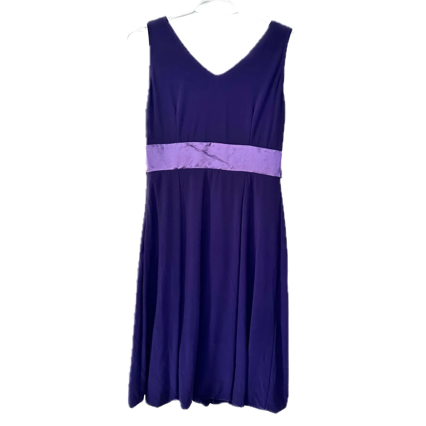 NWT Vtg G & An’ge Purple Party Dress Beaded Satin Sz 4 image indicator(5)