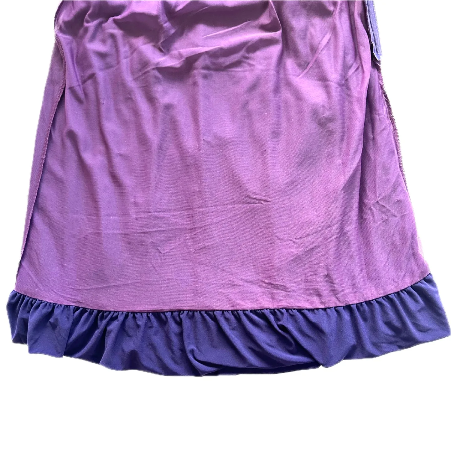 NWT Vtg G & An’ge Purple Party Dress Beaded Satin Sz 4 image indicator(8)