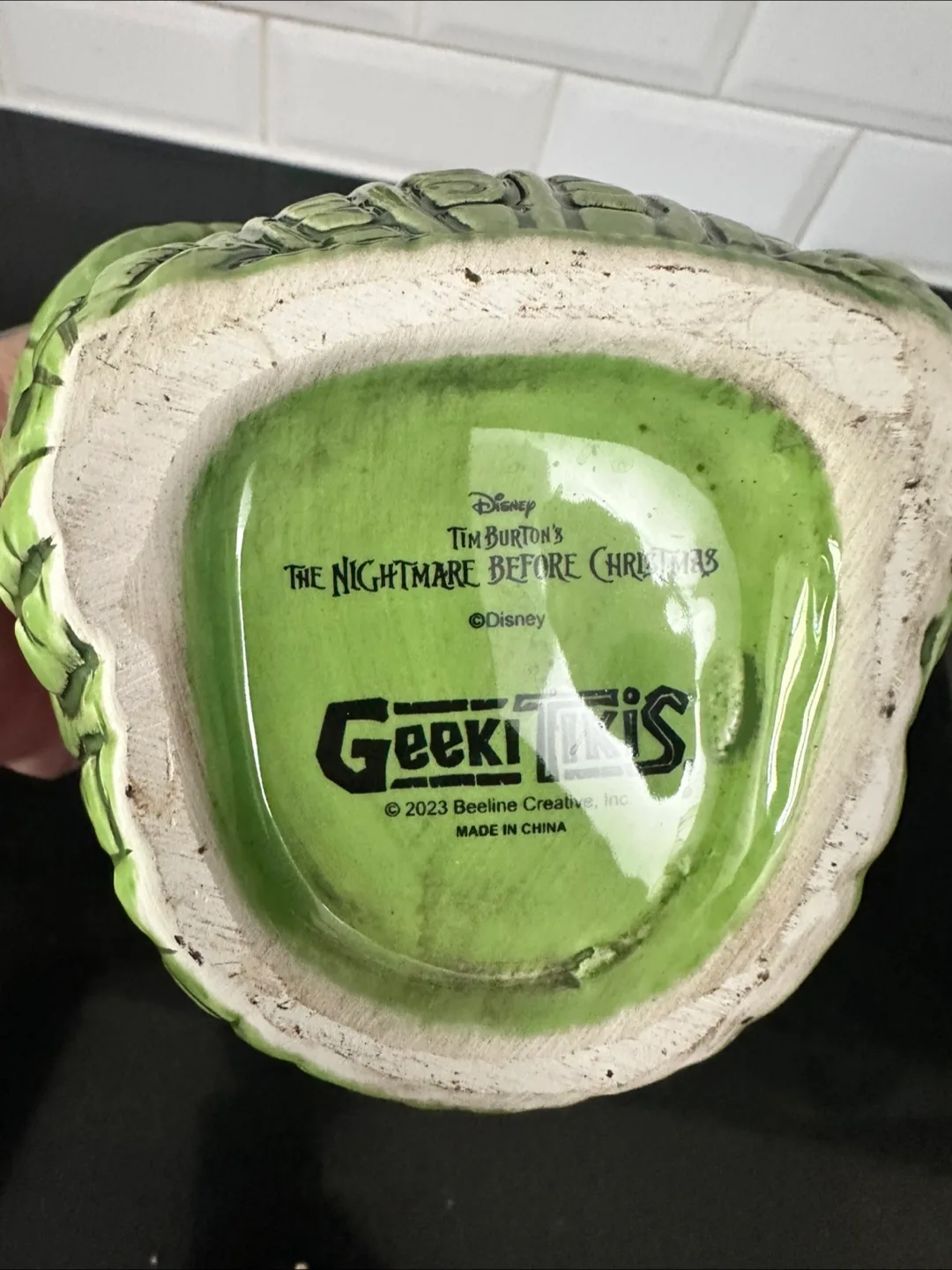 Geekk Tiki Nightmare Before Christmas Oogie Boogie Mug image indicator(2)