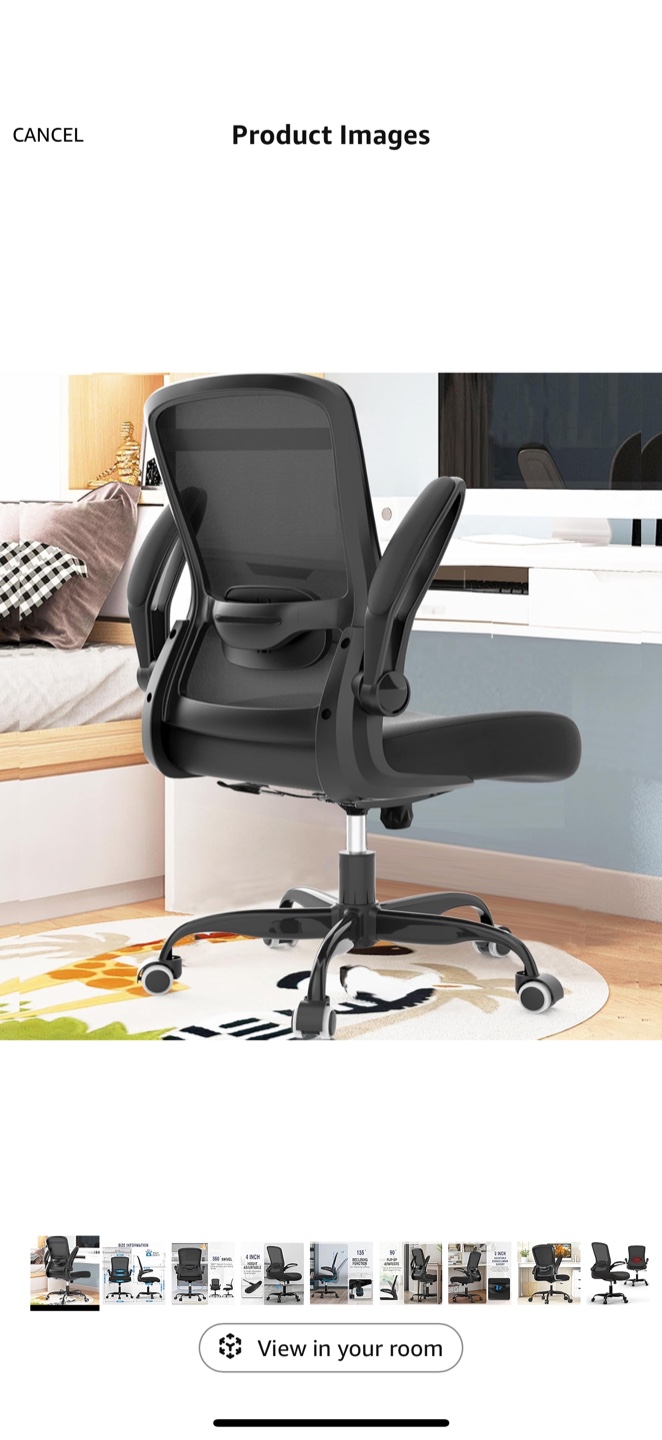 Ergonomic Desk Chair with Adjustable Lumbar Support