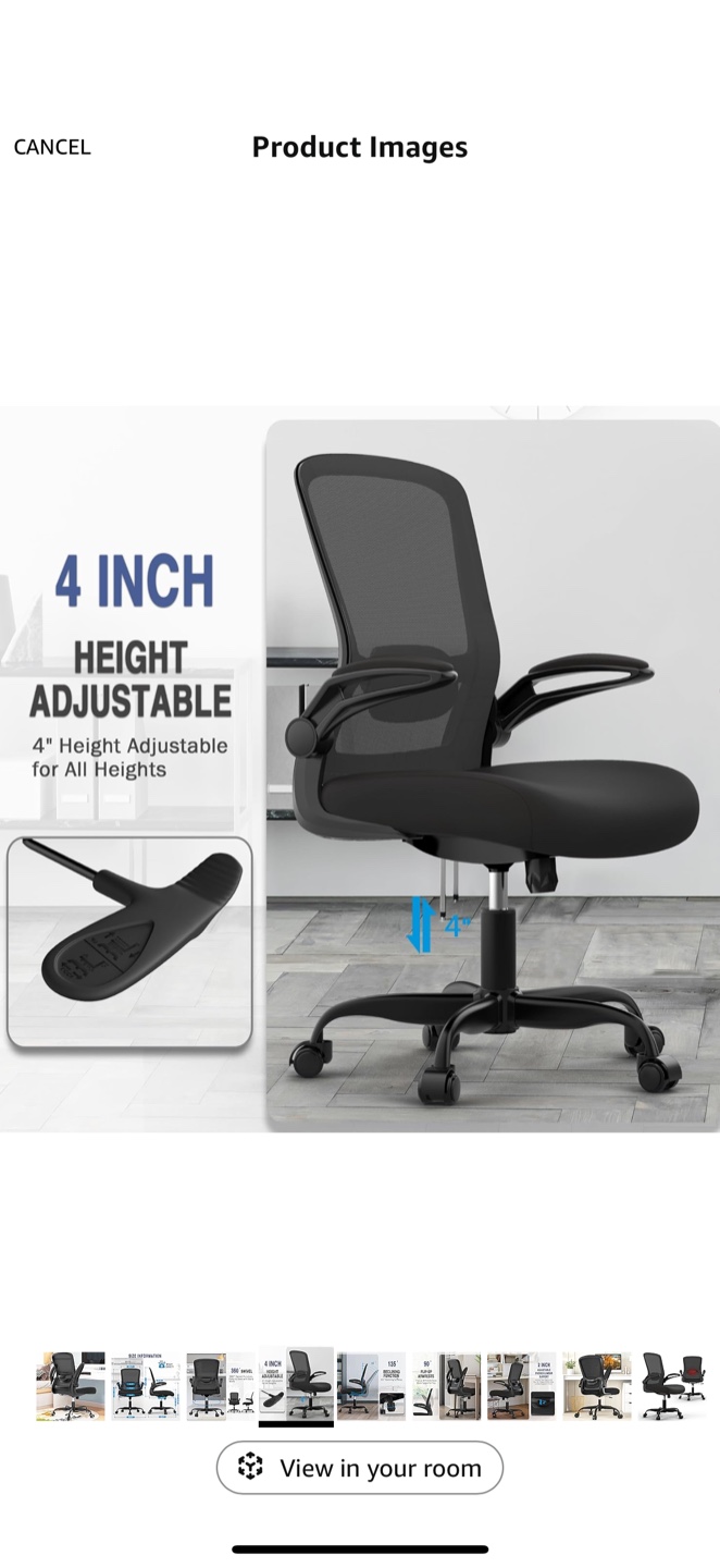 Ergonomic Desk Chair with Adjustable Lumbar Support - photo 4