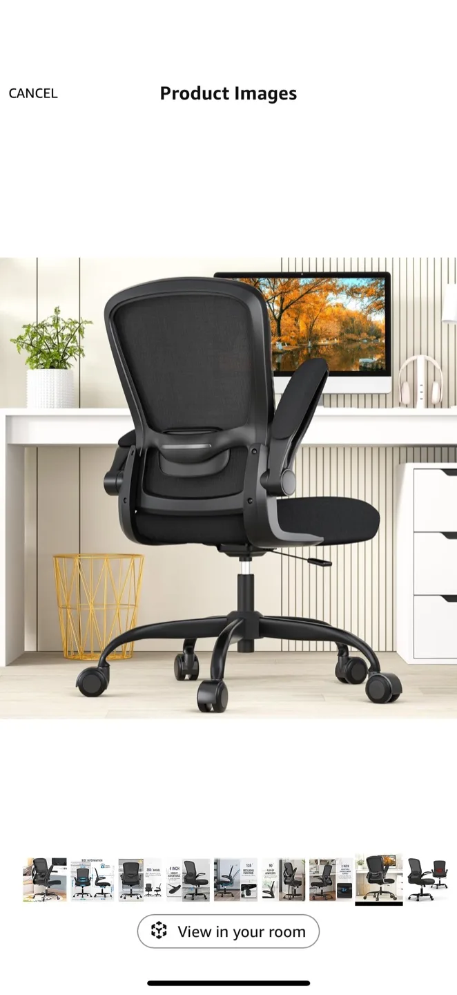 Ergonomic Desk Chair with Adjustable Lumbar Support image indicator(8)