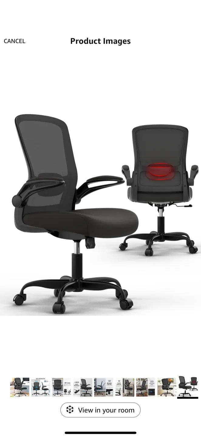 Ergonomic Desk Chair with Adjustable Lumbar Support image indicator(9)