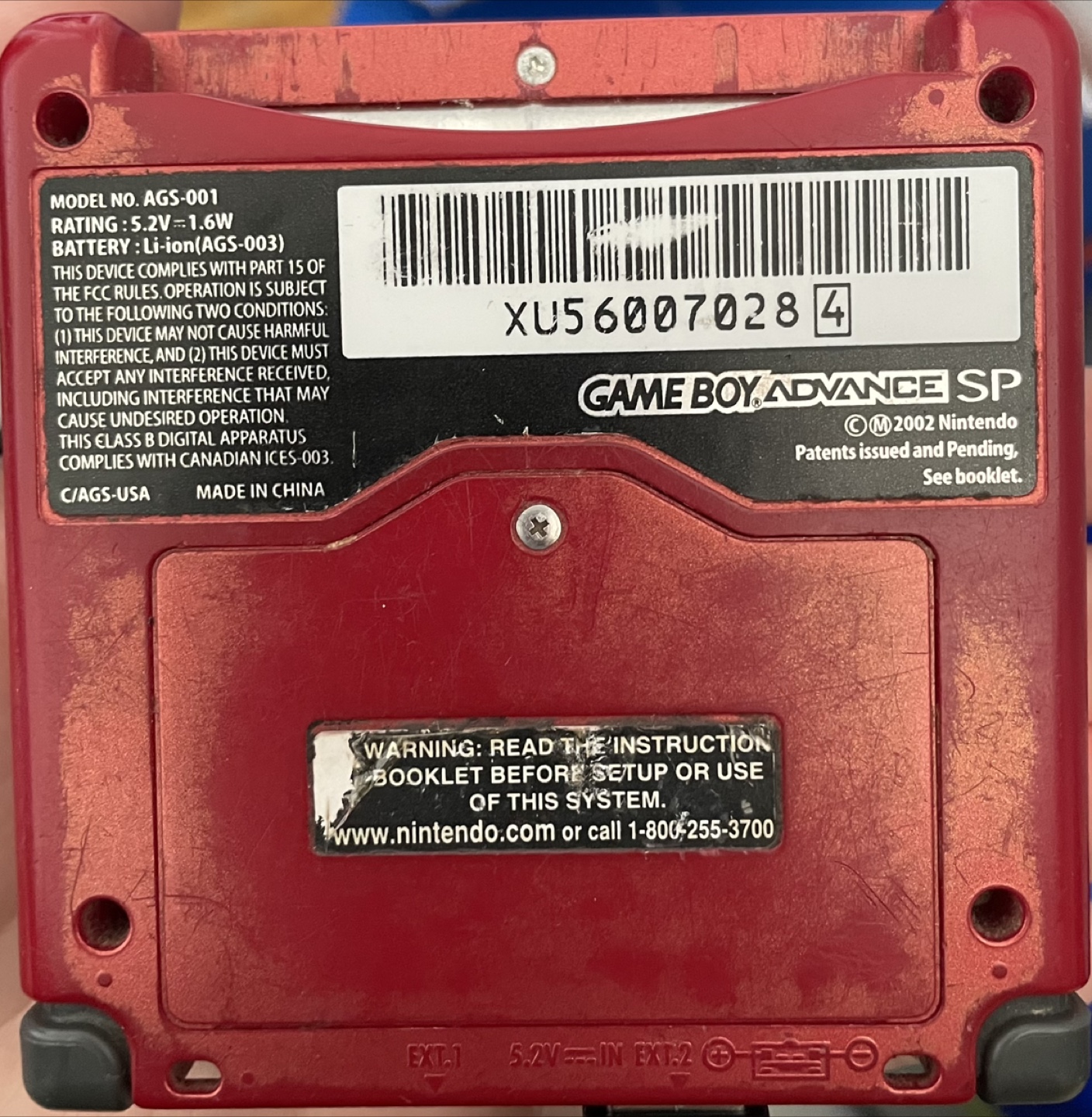 Nintendo Game Boy Advance SP with Game Cartridge - photo 4