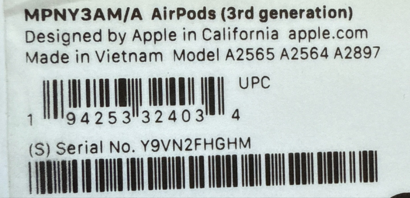 Apple AirPods (3rd generation) with Lightning Charging Case - photo 2