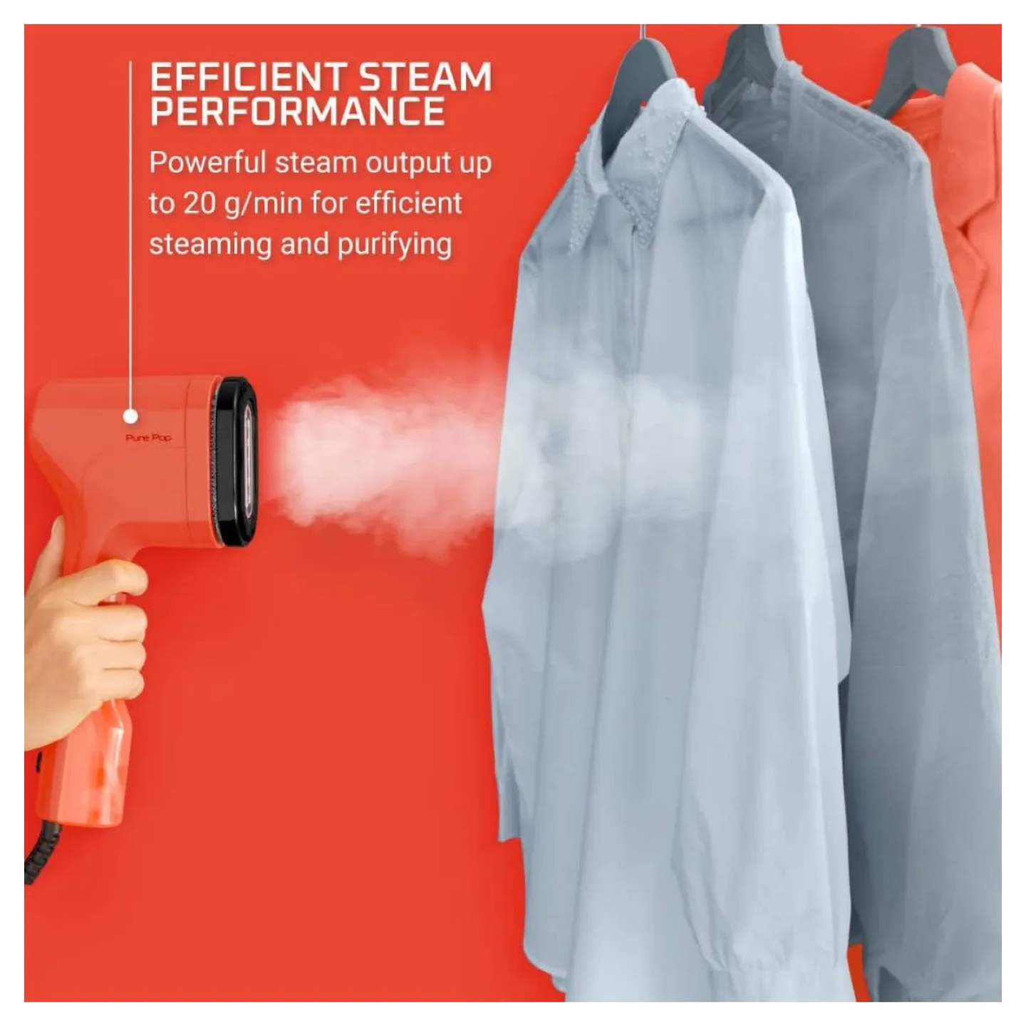 Rowenta Pure Pop Handheld Garment Steamer image indicator(7)