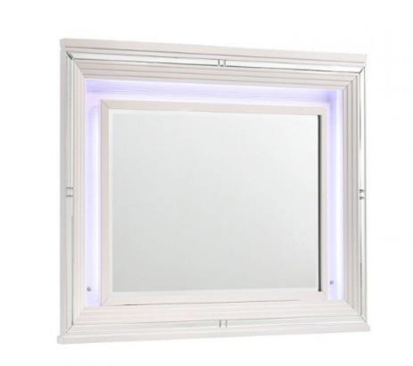White Bedroom Set with LED Mirror - photo 3