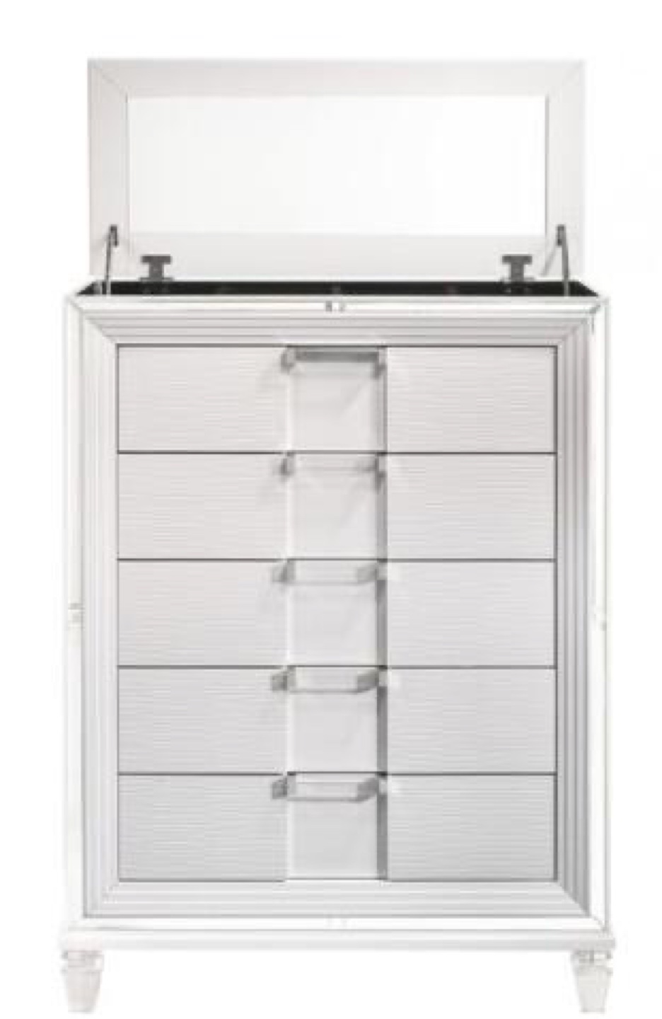 White Bedroom Set with LED Mirror - photo 5
