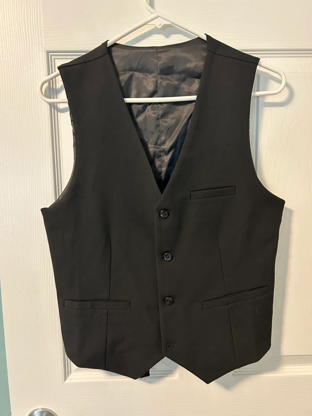 Men's Black Suit Vest thumbnail