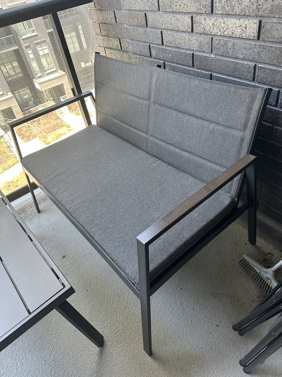 4-Piece Balcony Furniture Set - Chairs and Table - photo 2