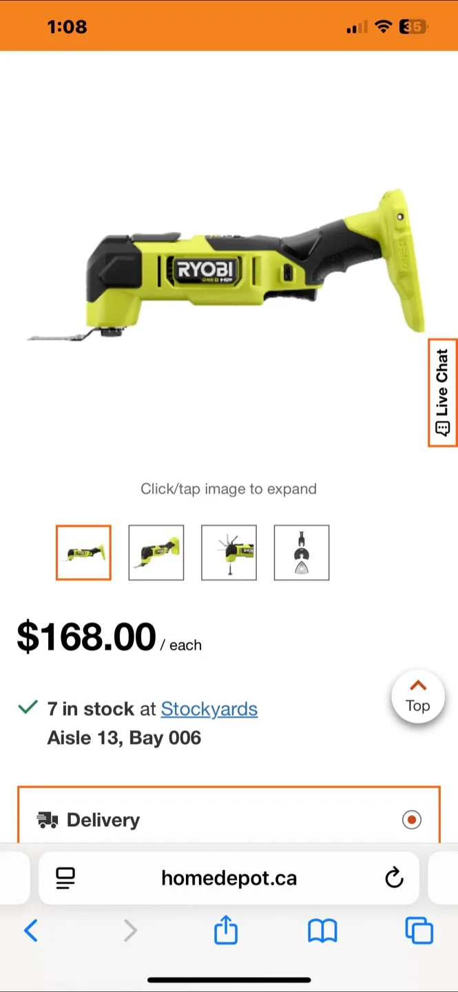 RYOBI 18V ONE+ HP Brushless Compact Ratchet image indicator(2)