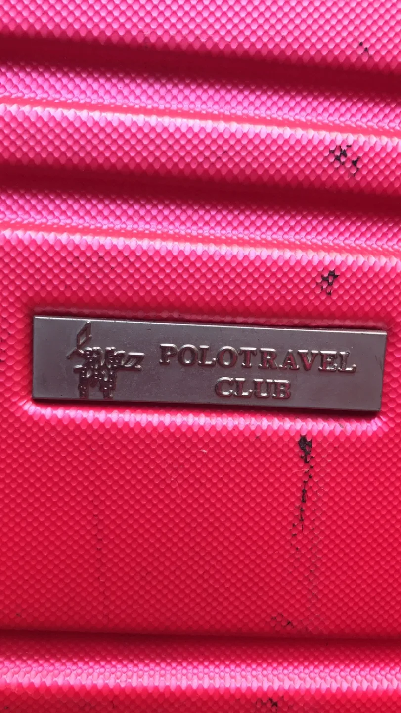 Spinner Polo Travel Club Pink Suitcase thumbnail