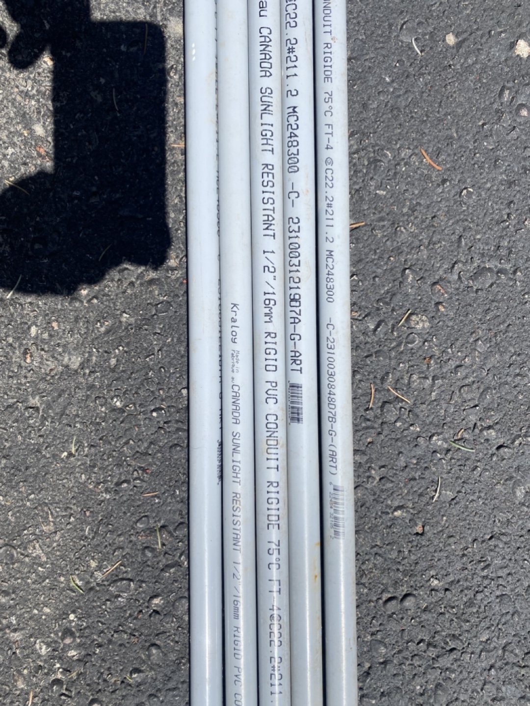 Kraloy 1/2" Rigid PVC Conduit - Sunlight Resistant - photo 3