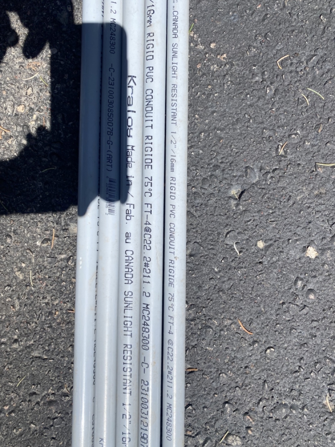 Kraloy 1/2" Rigid PVC Conduit - Sunlight Resistant - photo 5