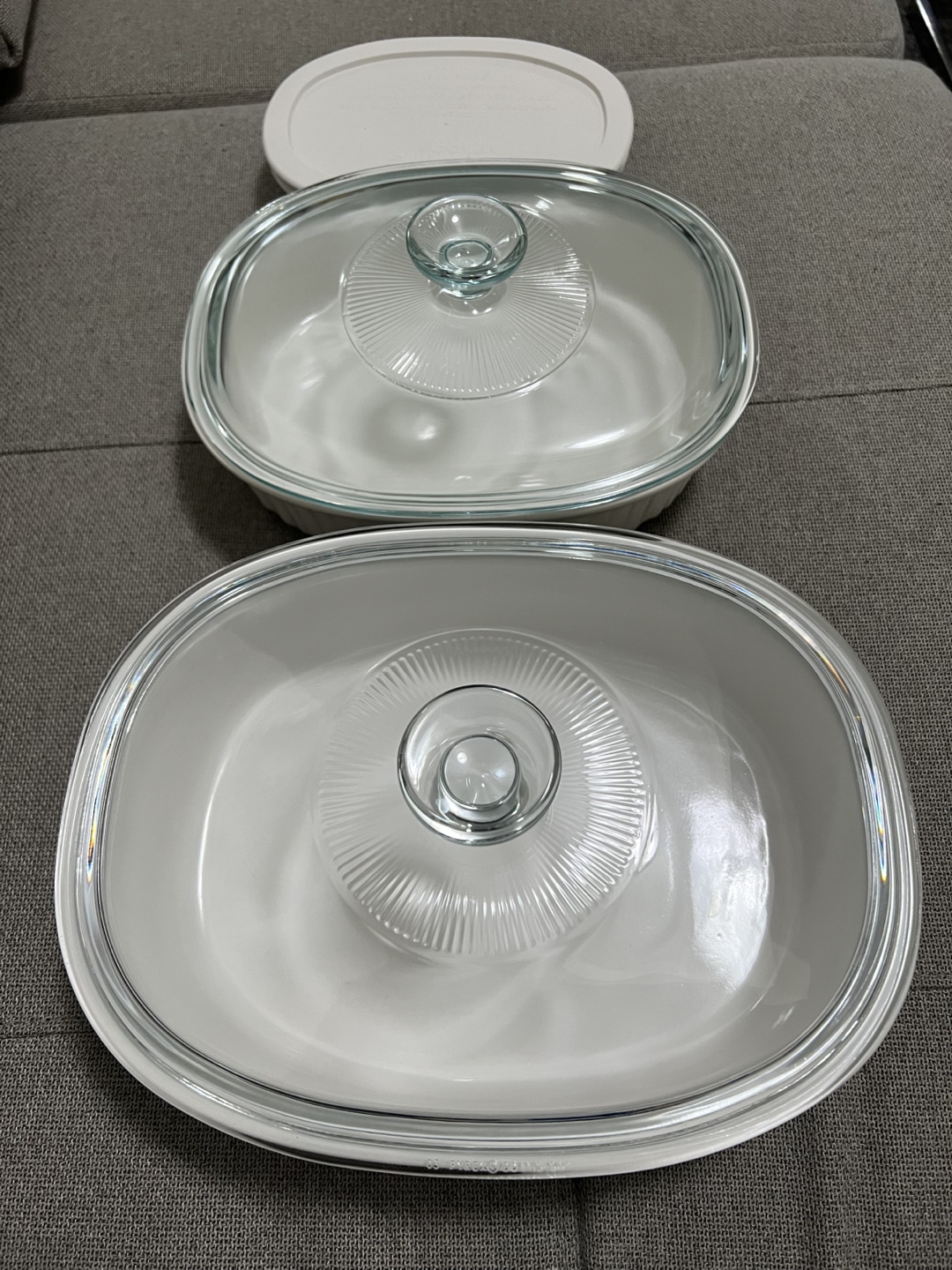 Corning ware serving 6 piece set