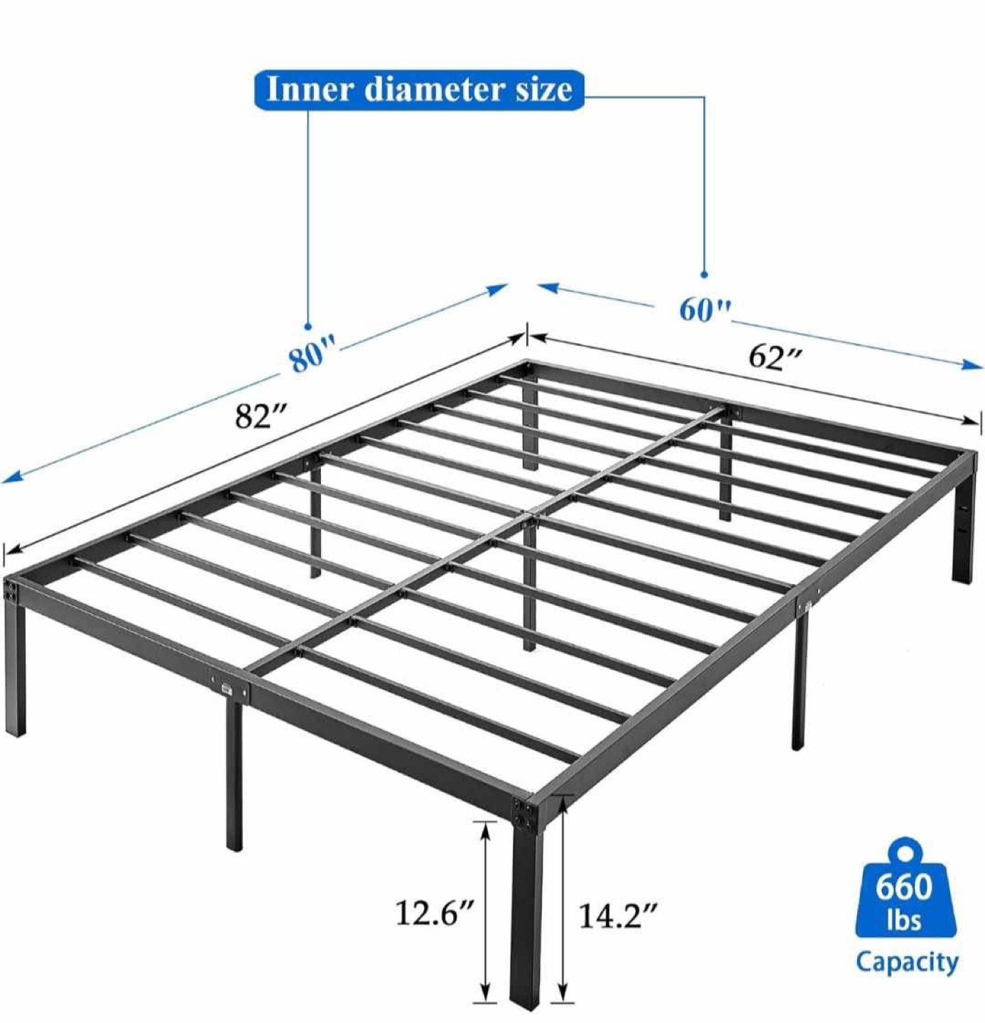 Metal Queen Bed Frame🥕
