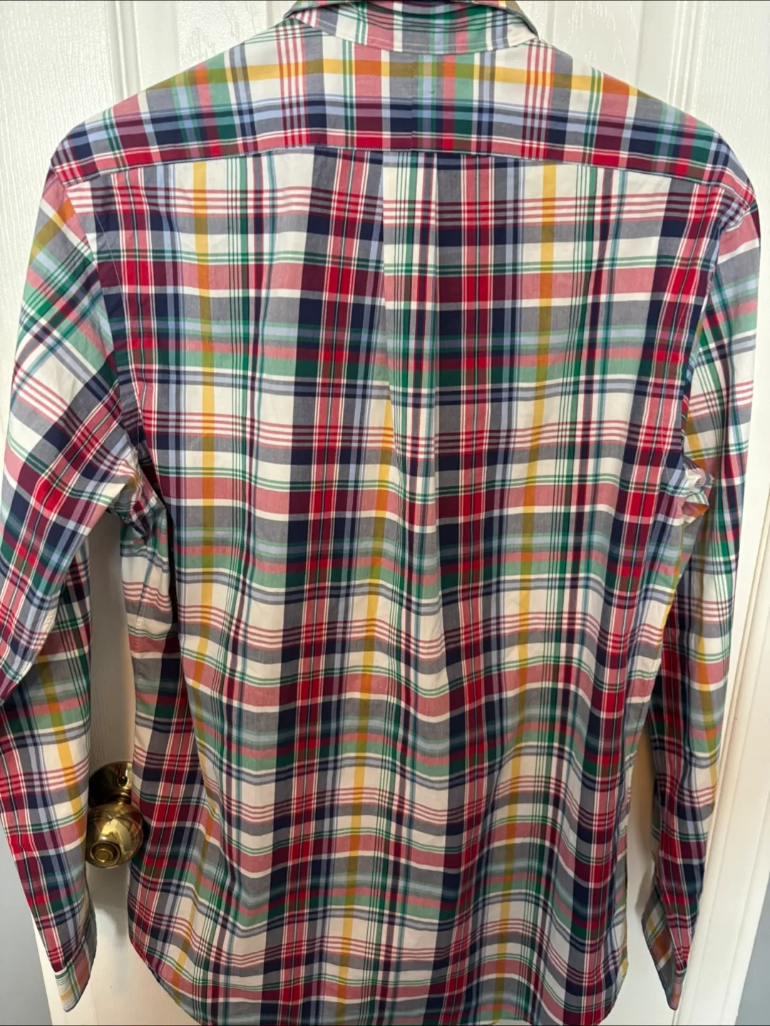 Ralph Lauren Custom Fit Men's Plaid Long-Sleeve Shirt - Size M/M image indicator(5)