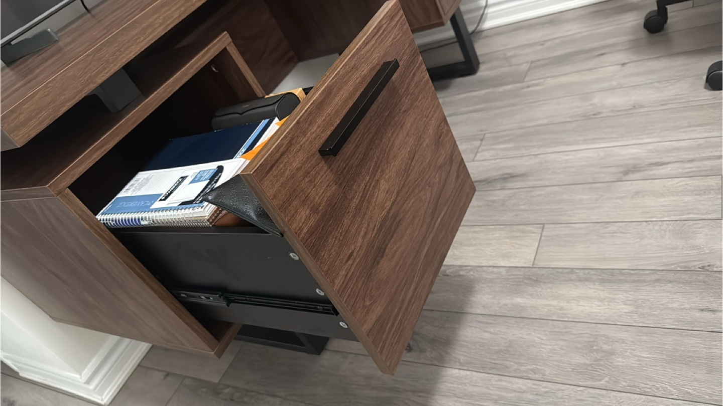 TV table with storage - photo 2