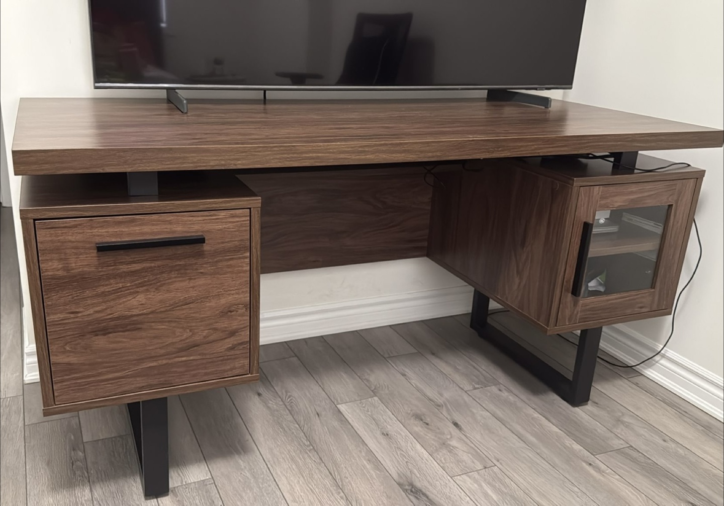 TV table with storage