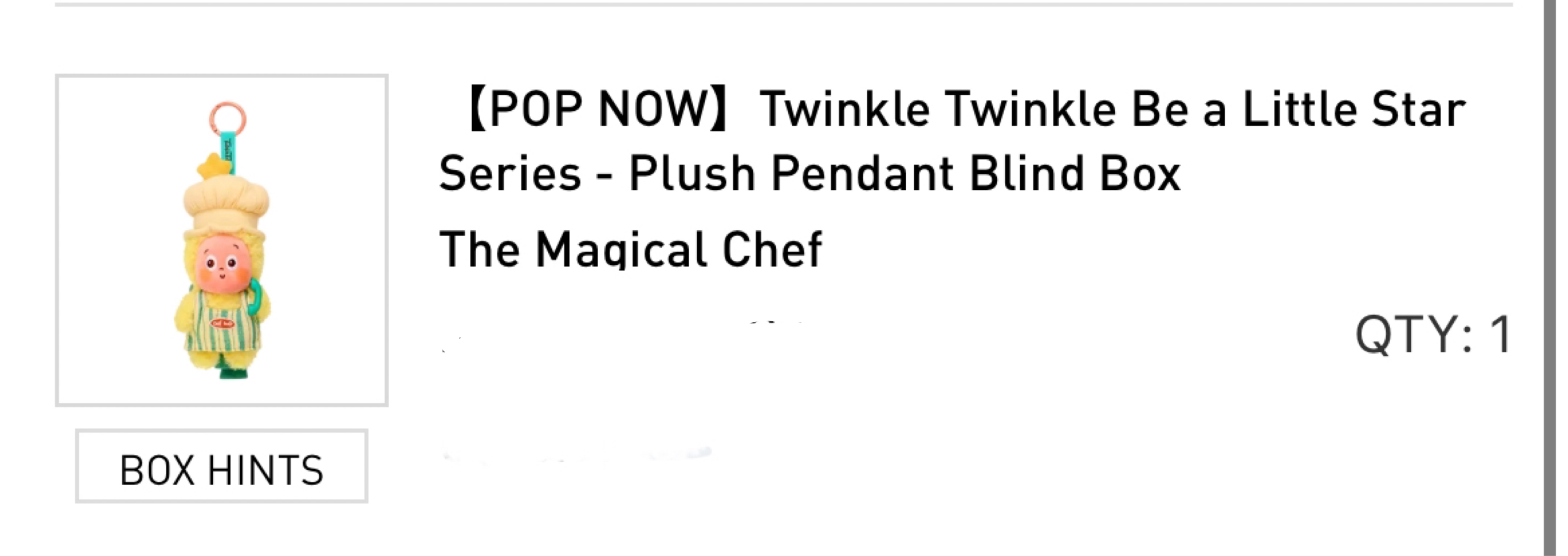 POPMART Twinkle Twinkle Plush Blind Box - The Magical Chef - photo 2