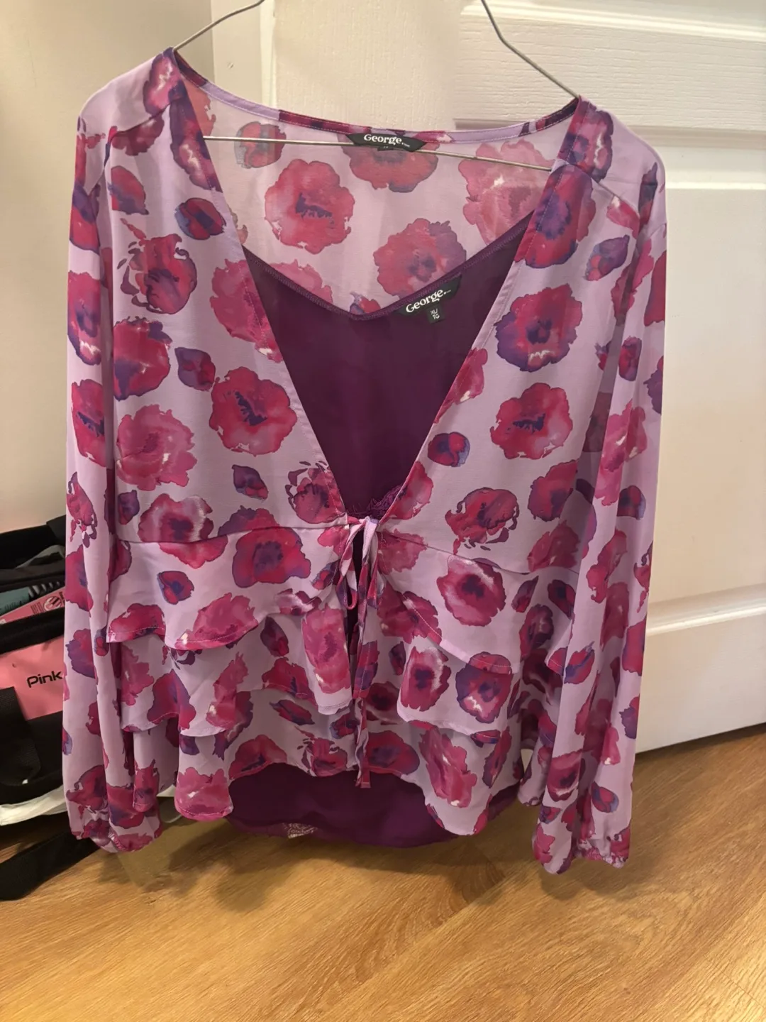 George Women's Floral Blouse Size XL thumbnail