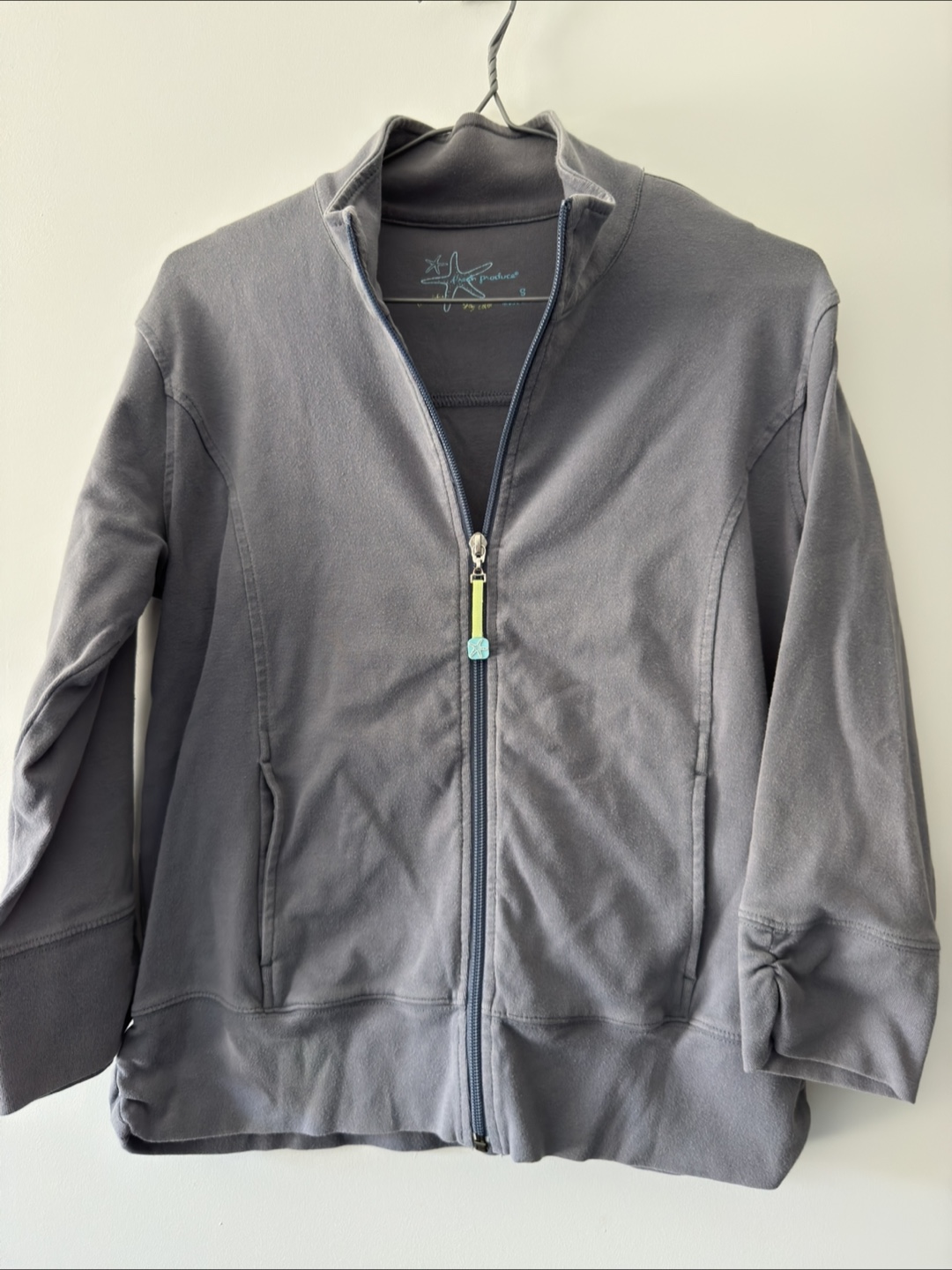 Gray Zip-Up Jacket - Size S/M