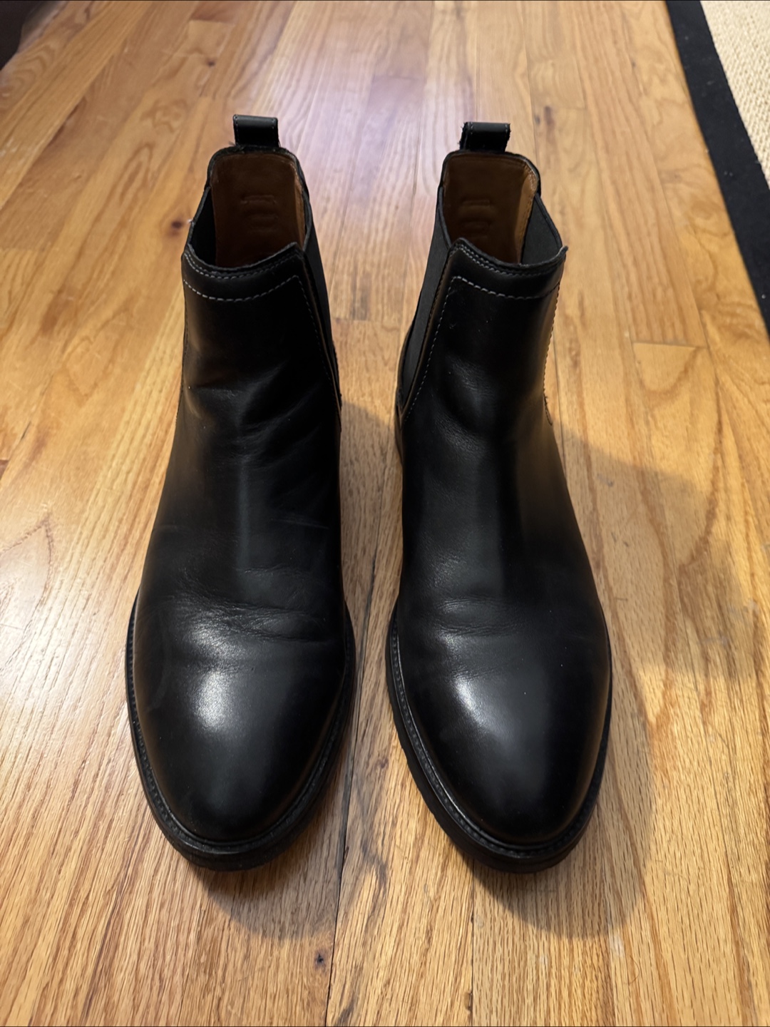 Cole Haan Black Leather Chelsea Boots (water proof)