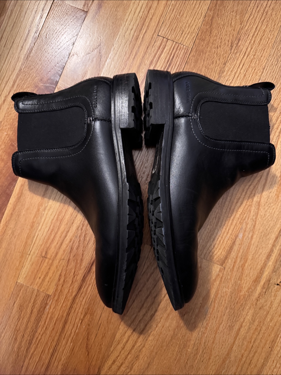 Cole Haan Black Leather Chelsea Boots (water proof) - photo 2