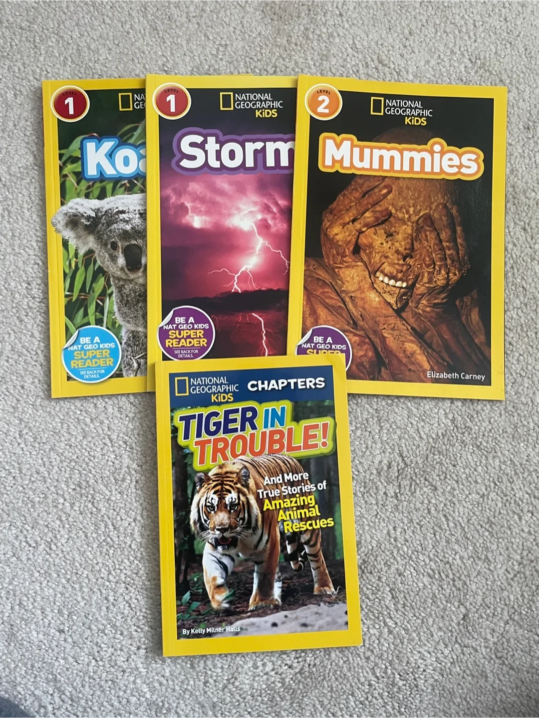 4book National Geographic Kids Chapters Books - Lot of 5 thumbnail
