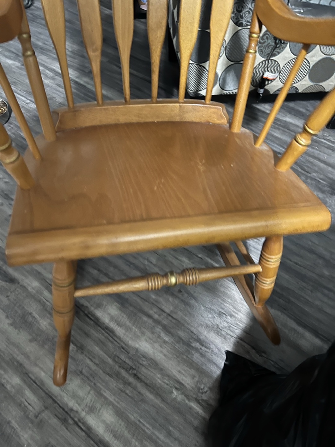 Wooden Rocking Chair - photo 3