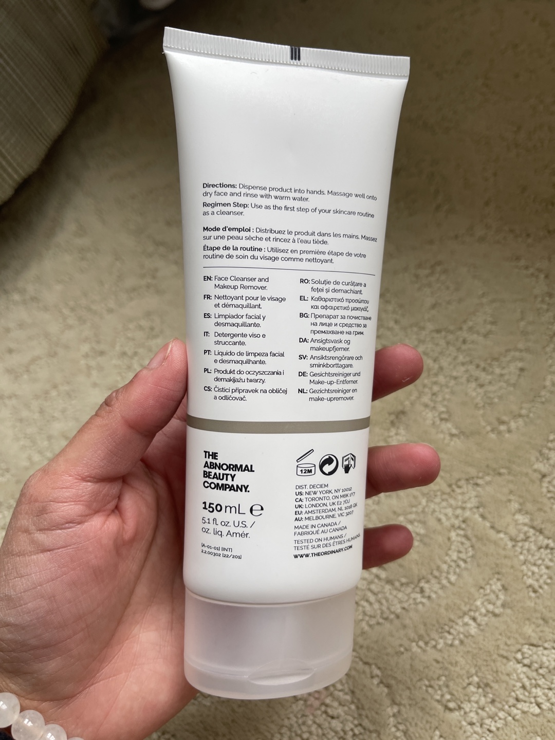 The Ordinary Glycolipid Cream Cleanser 150 mL - photo 4