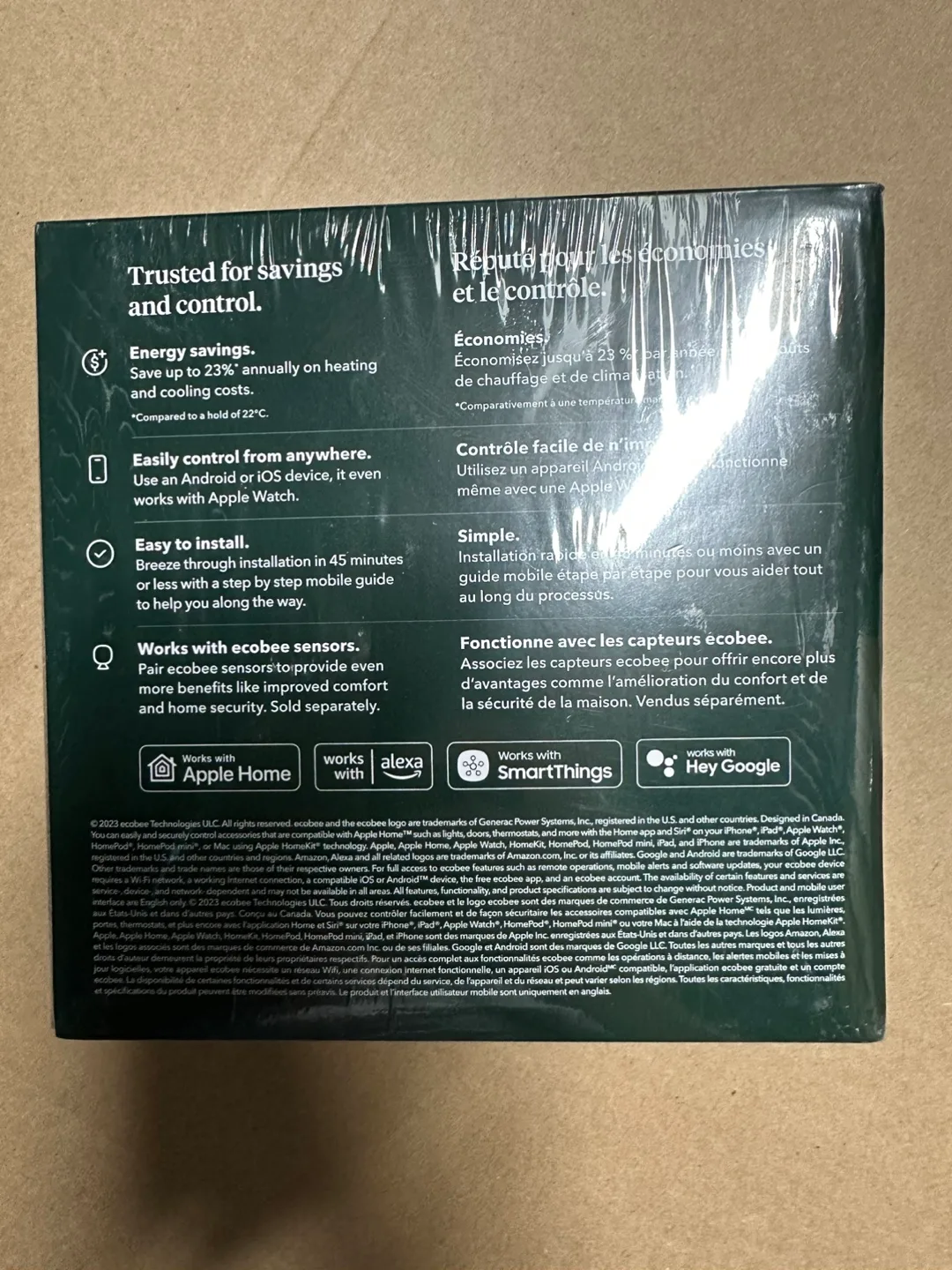 Ecobee3 Lite Smart Thermostat - Brand New in Box image indicator(2)