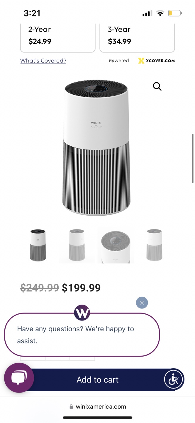 Winix C610 4-Stage True HEPA WiFi Air Purifier - photo 2