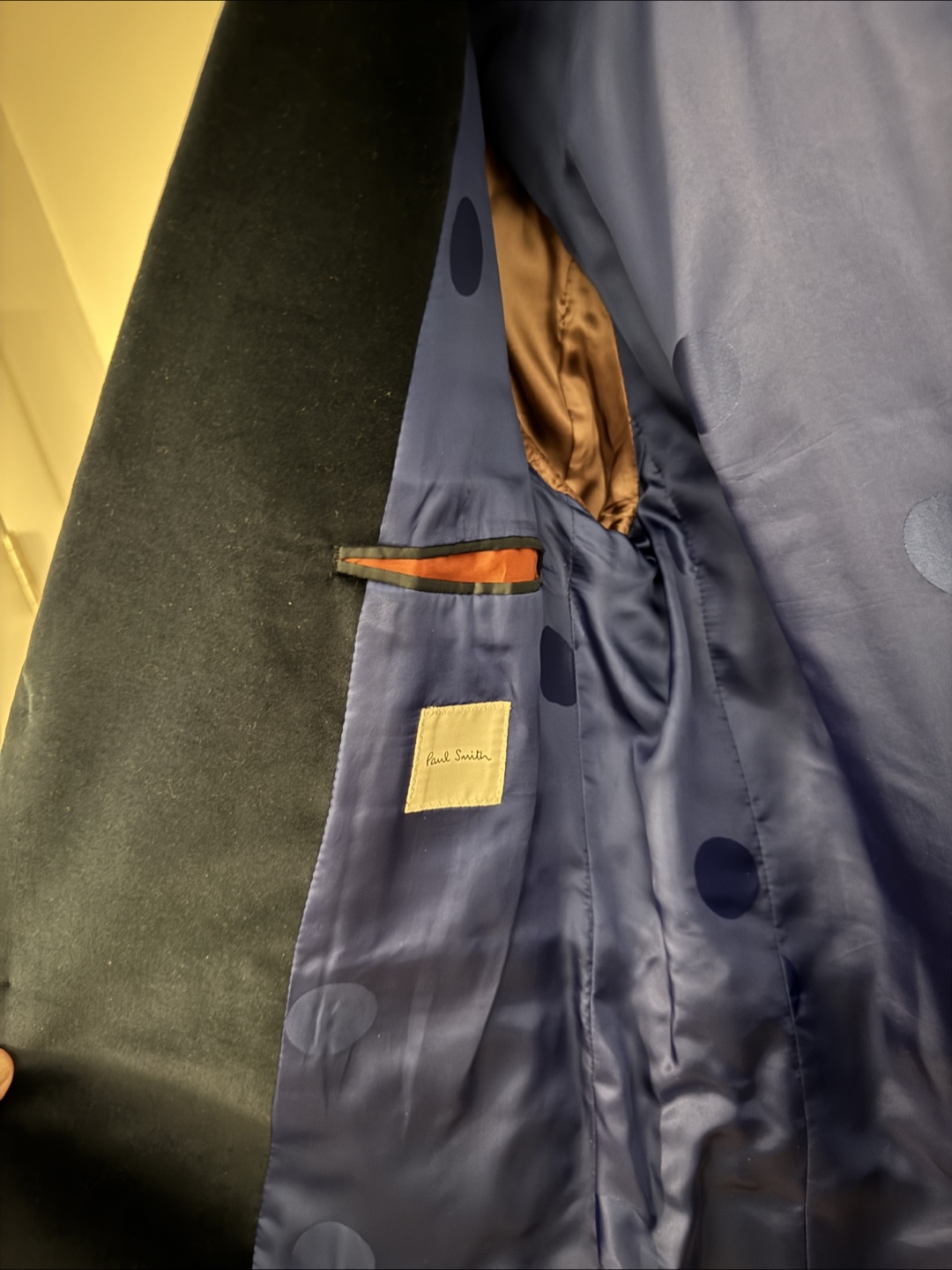 Paul Smith Mens Velvet Jacket Size 40 (50 UK) - photo 3