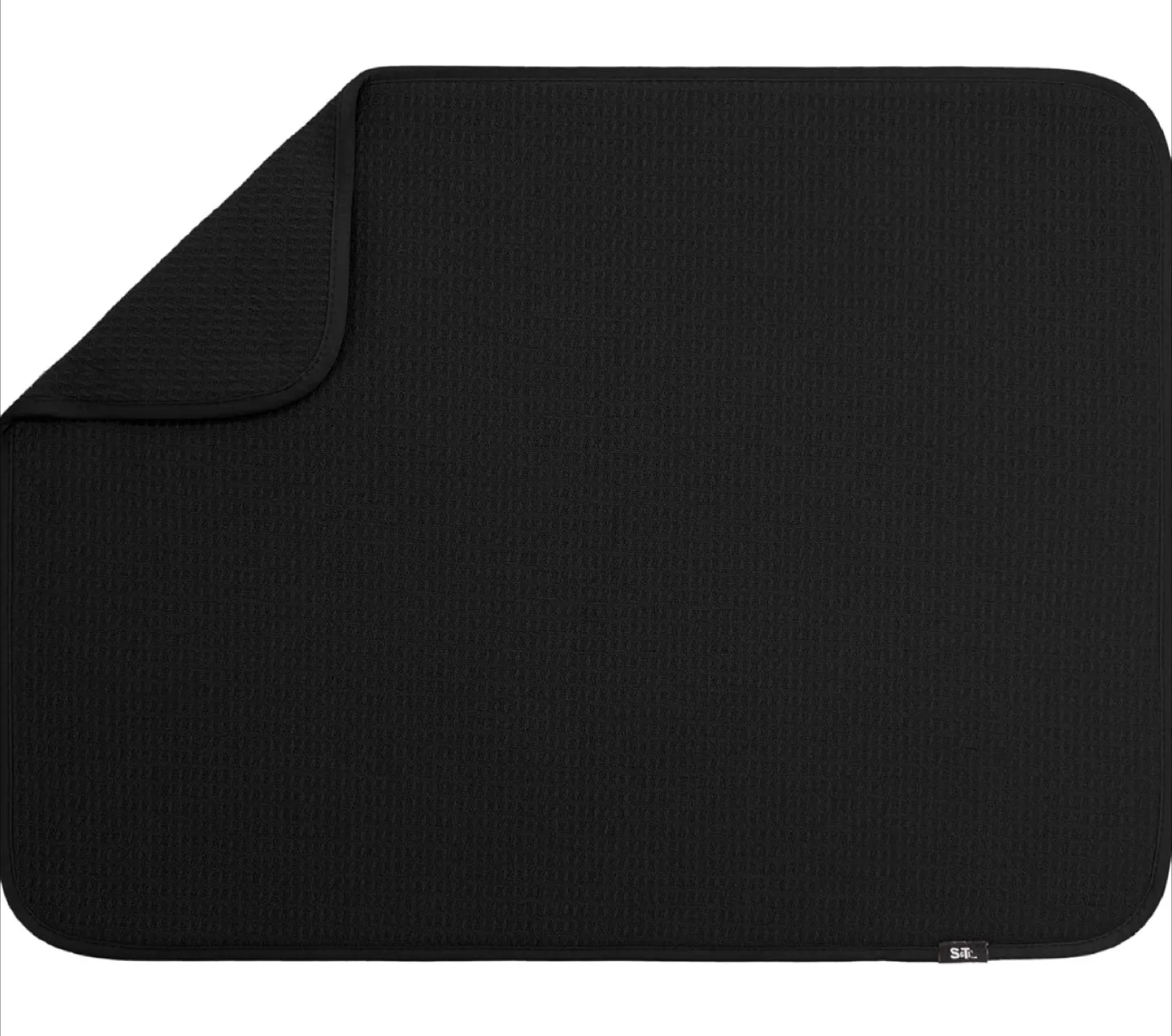 Extra Large Black Microfiber Dish Drying Mat image indicator(2)