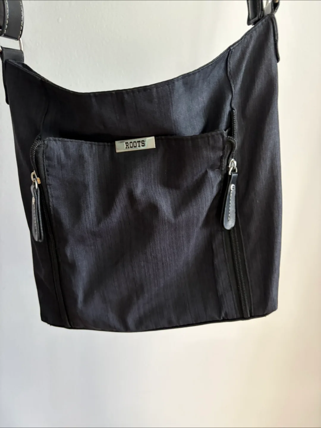 Last days- Roots Black Crossbody Bag thumbnail