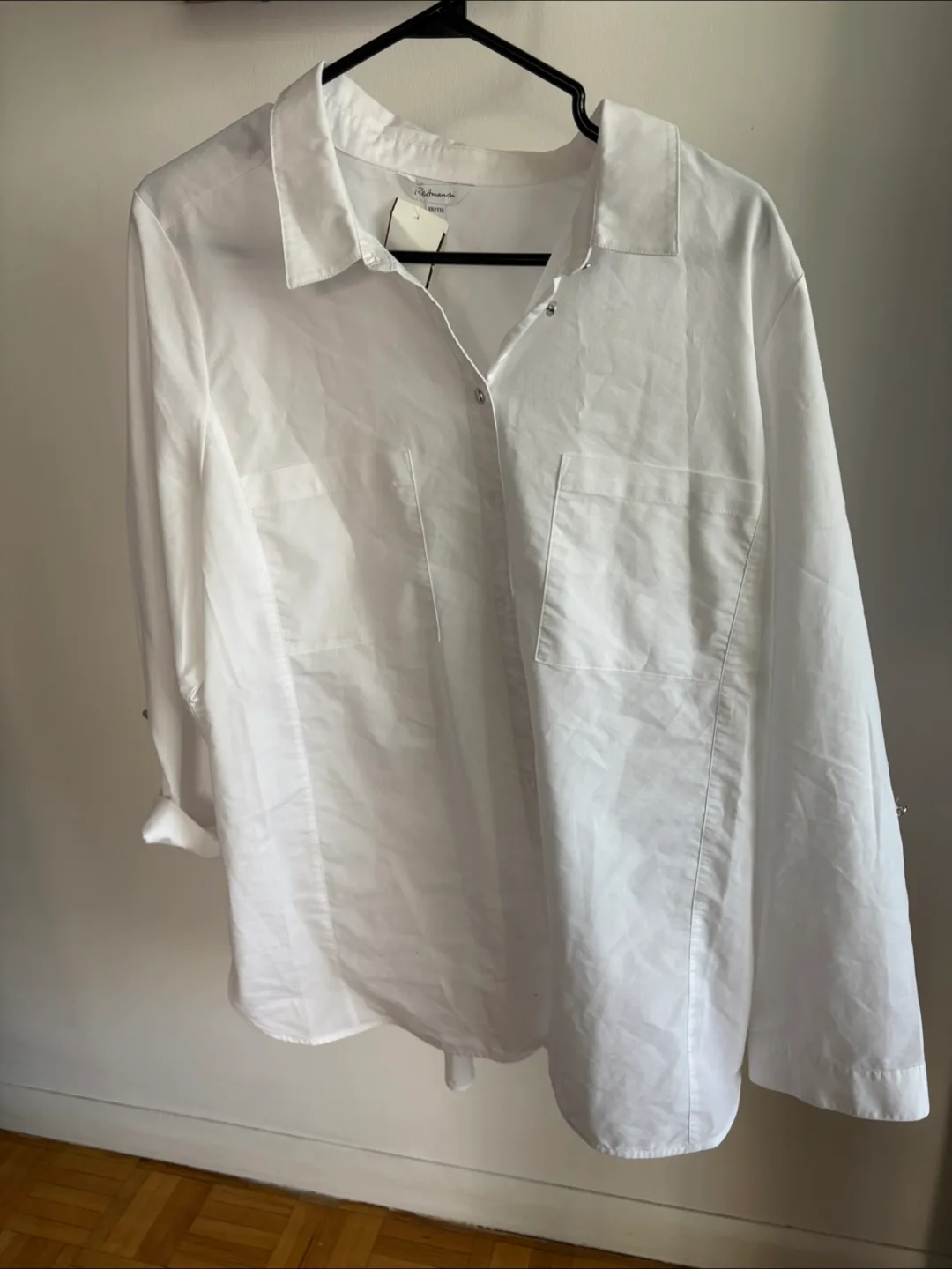 White button-down shirt, size 1X thumbnail