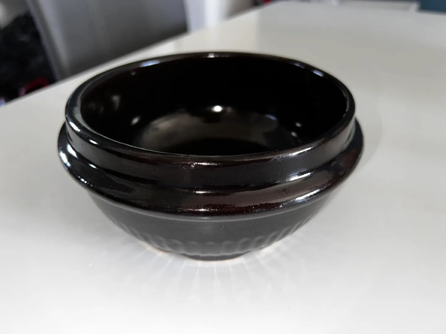 Asian style Dark Brown Bowl thumbnail