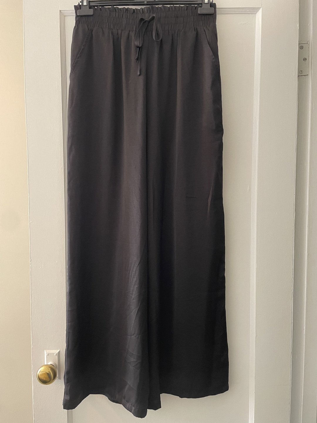 Black Wide Leg Pants - Size Small - photo 2