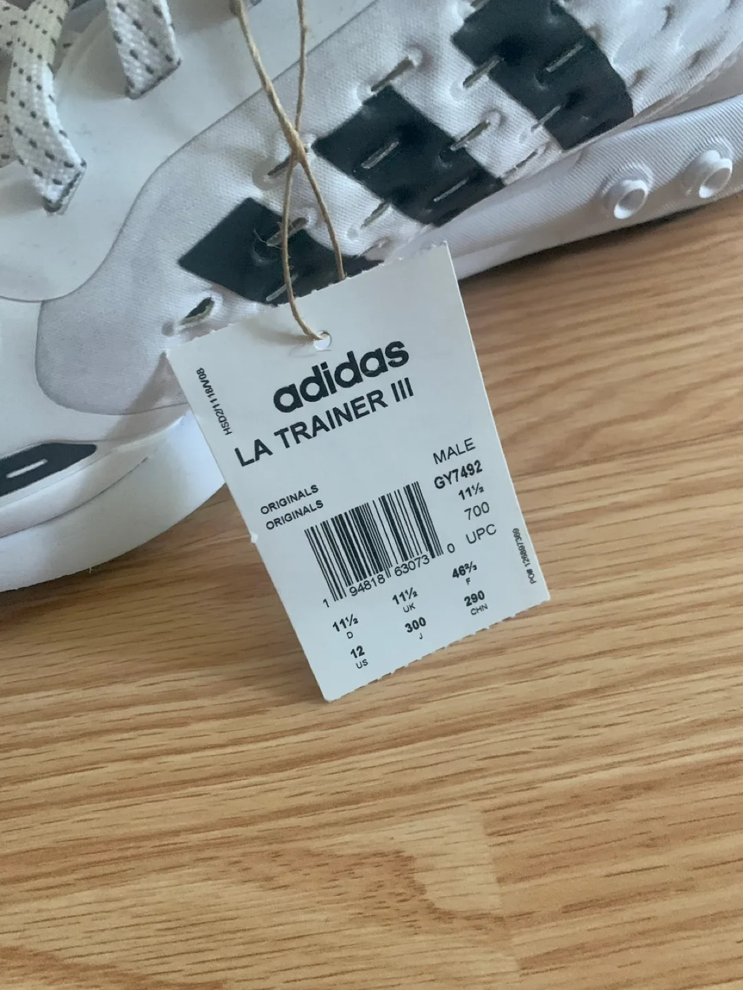 Adidas LA Trainer III White/Black Men's Size 12 image indicator(4)