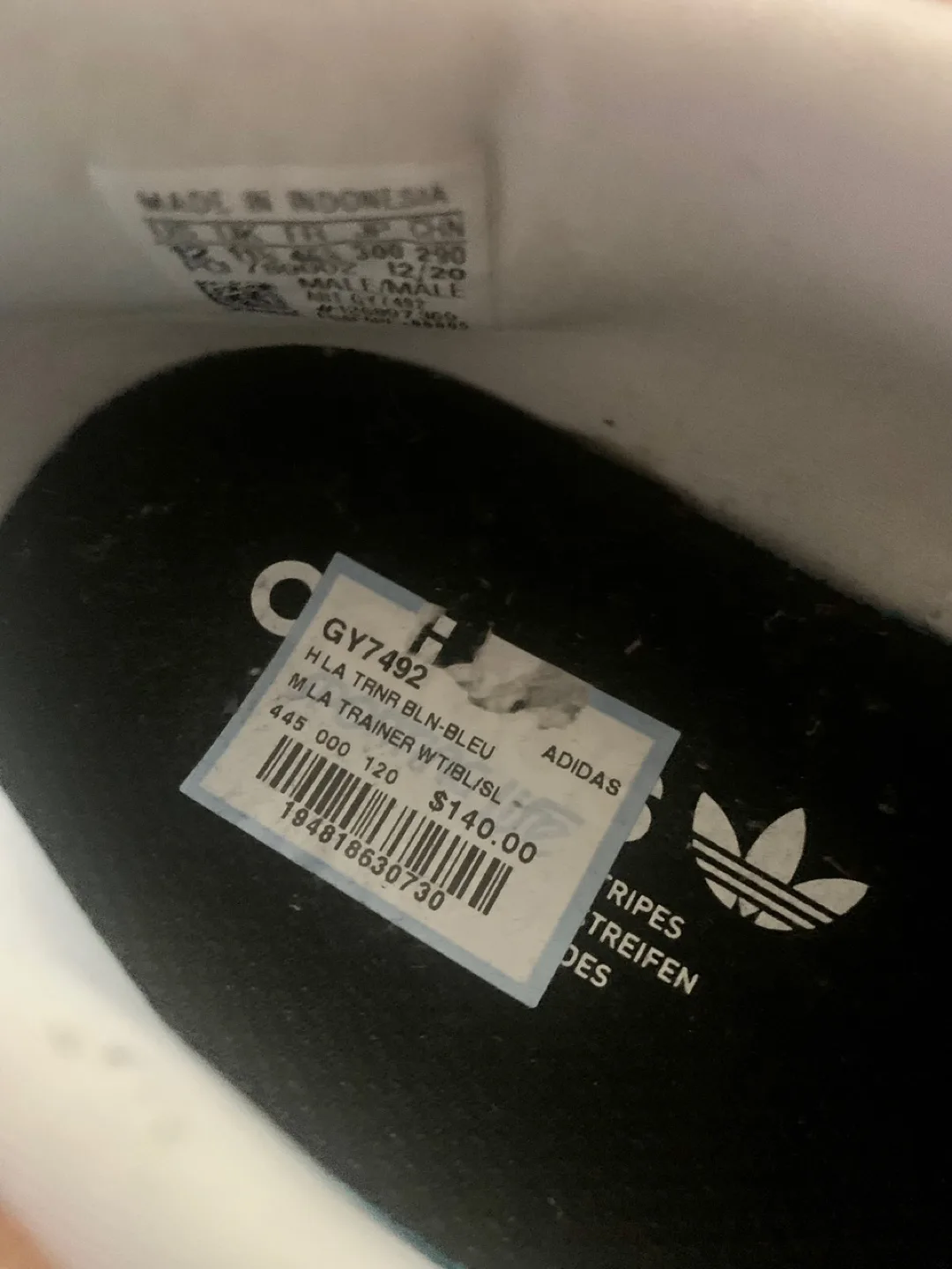 Adidas LA Trainer III White/Black Men's Size 12 image indicator(6)