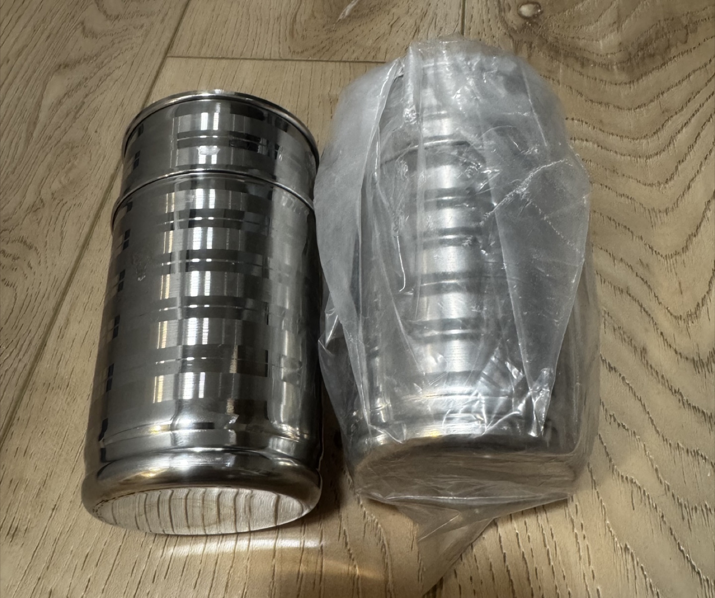Set of 4 Steel Cups/Glasses
