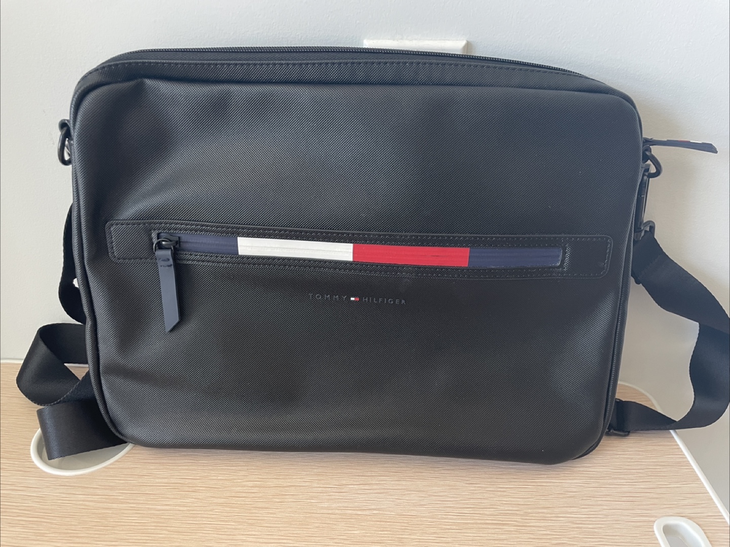 Tommy Hilfiger Black Crossbody Messenger Bag