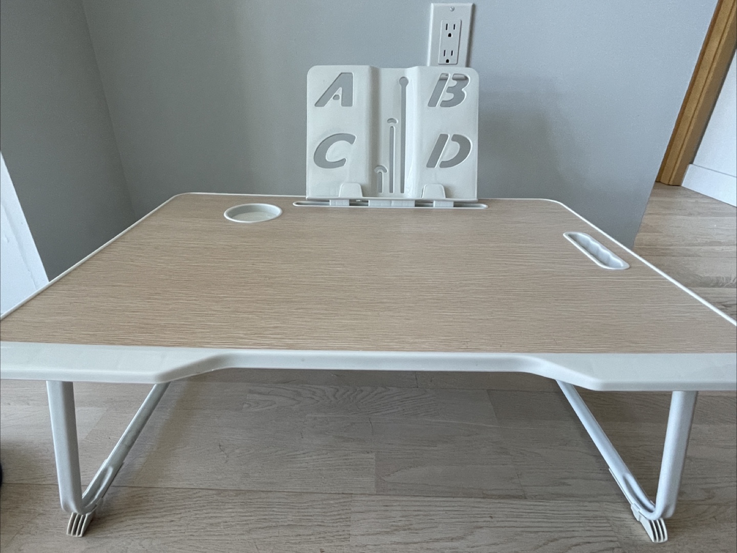 Portable Laptop Desk with Built-in Drawers