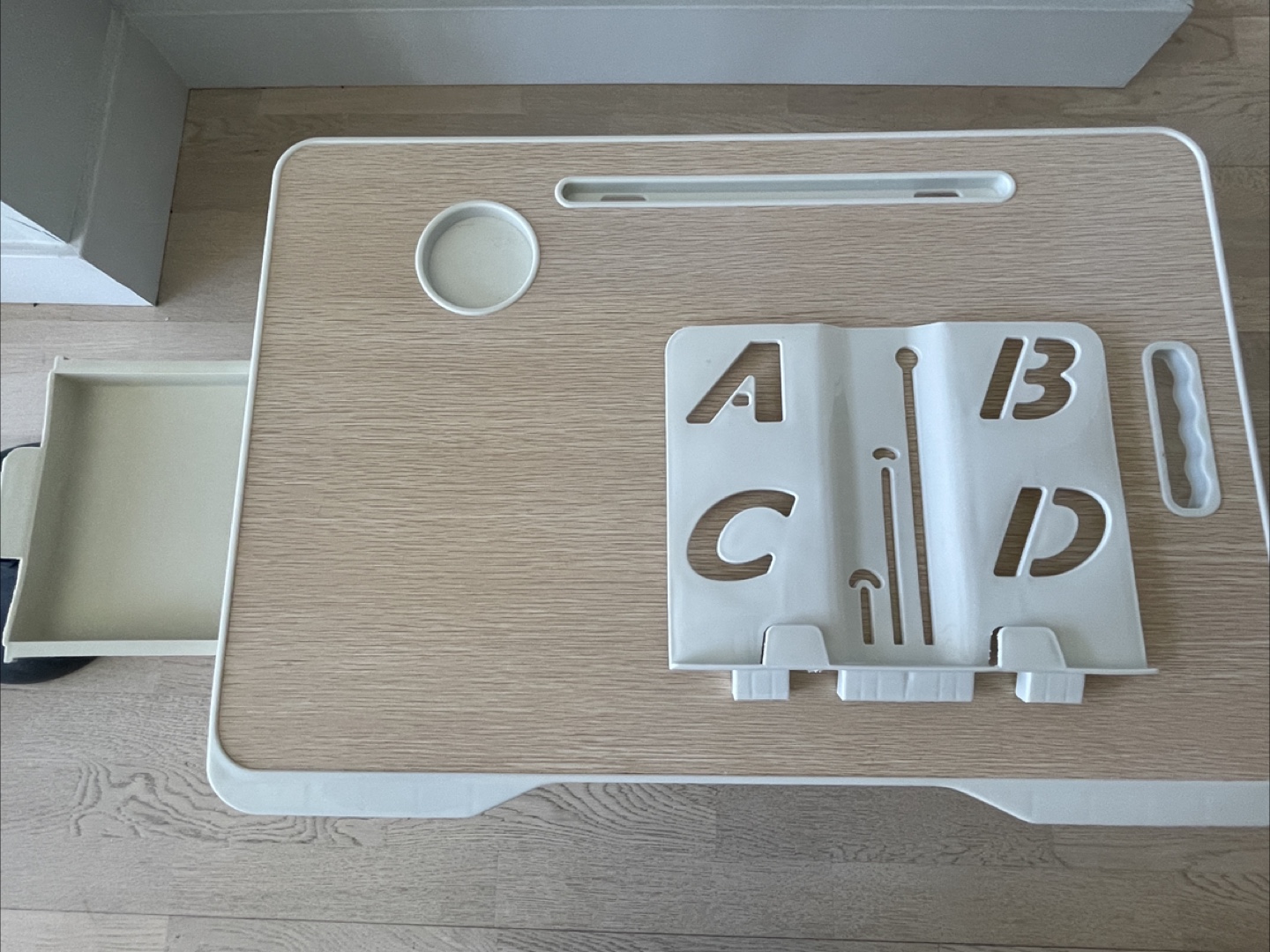 Portable Laptop Desk with Built-in Drawers - photo 3