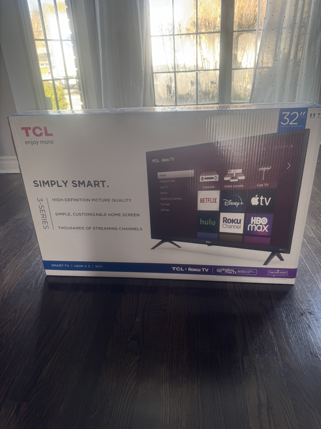 TCL 32" 3-Series Roku Smart TV - Brand New in Box