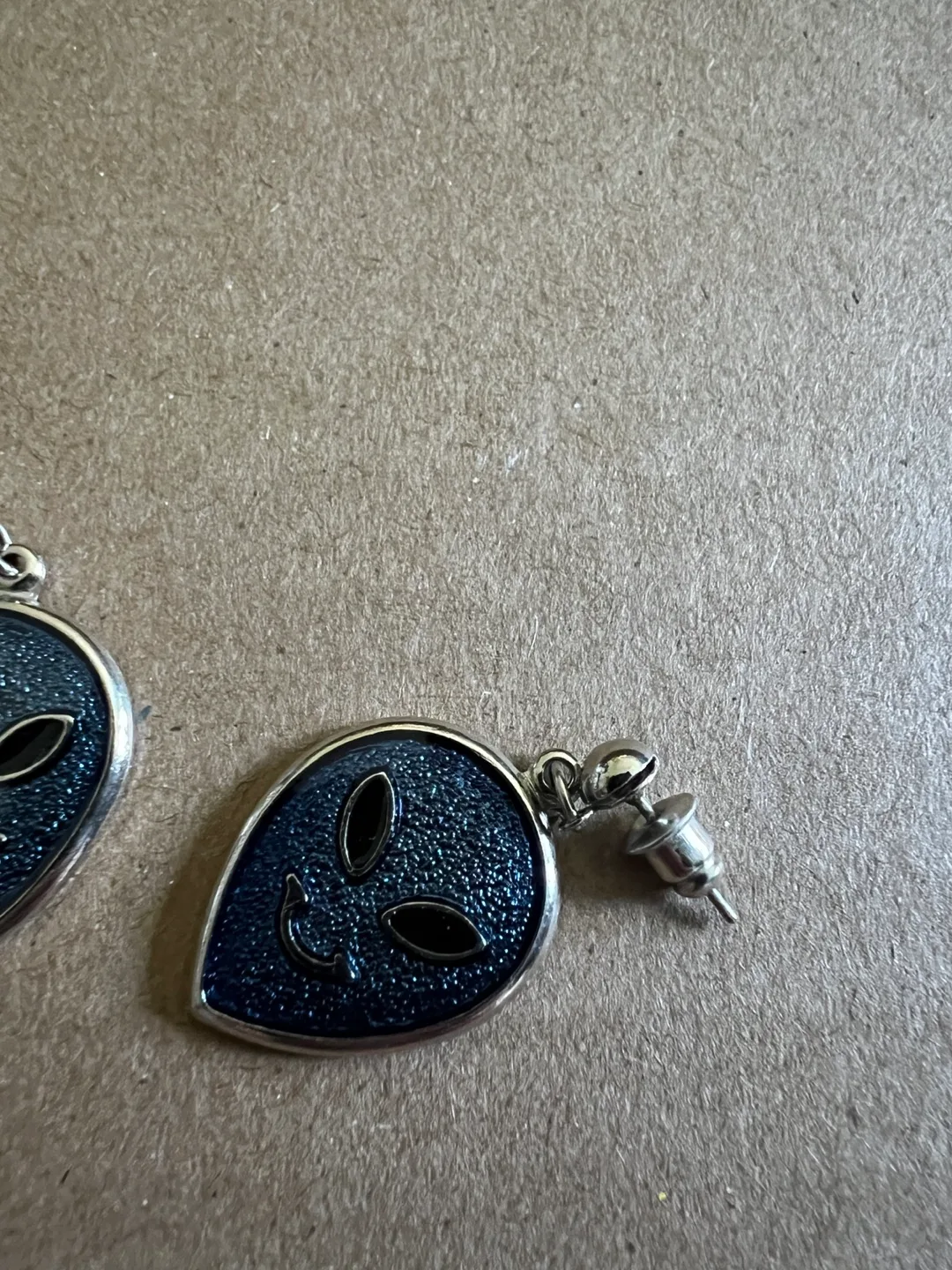 Cute Alien Face Dangle Earrings image indicator(4)