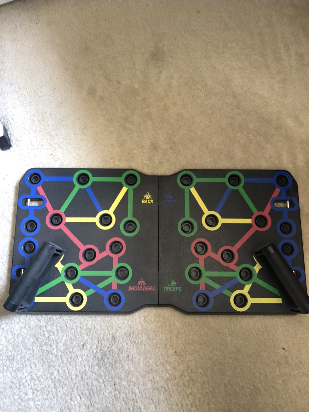 AERLANG Foldable Push-Up Board