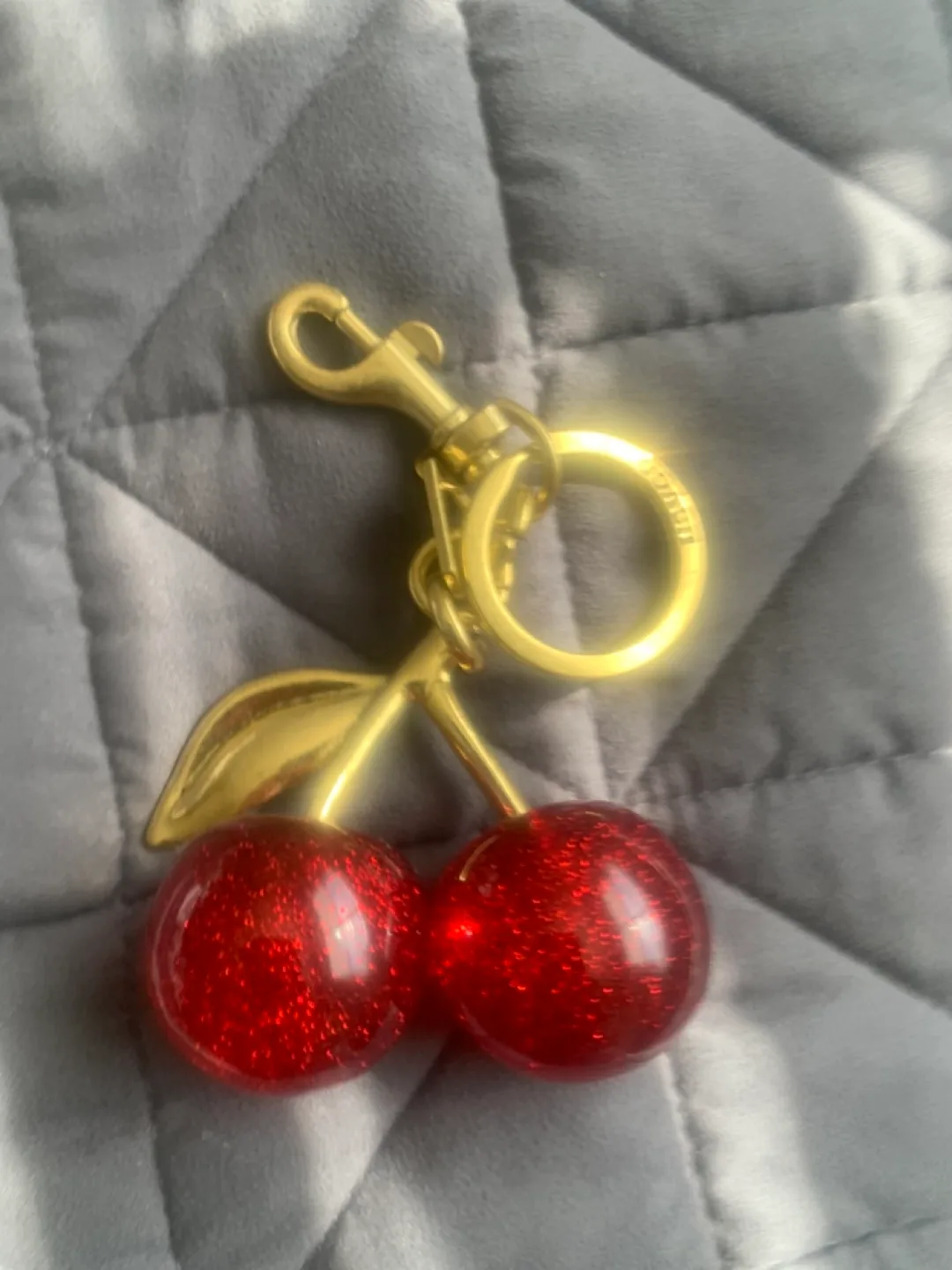 Coach Double Cherry Keychain thumbnail